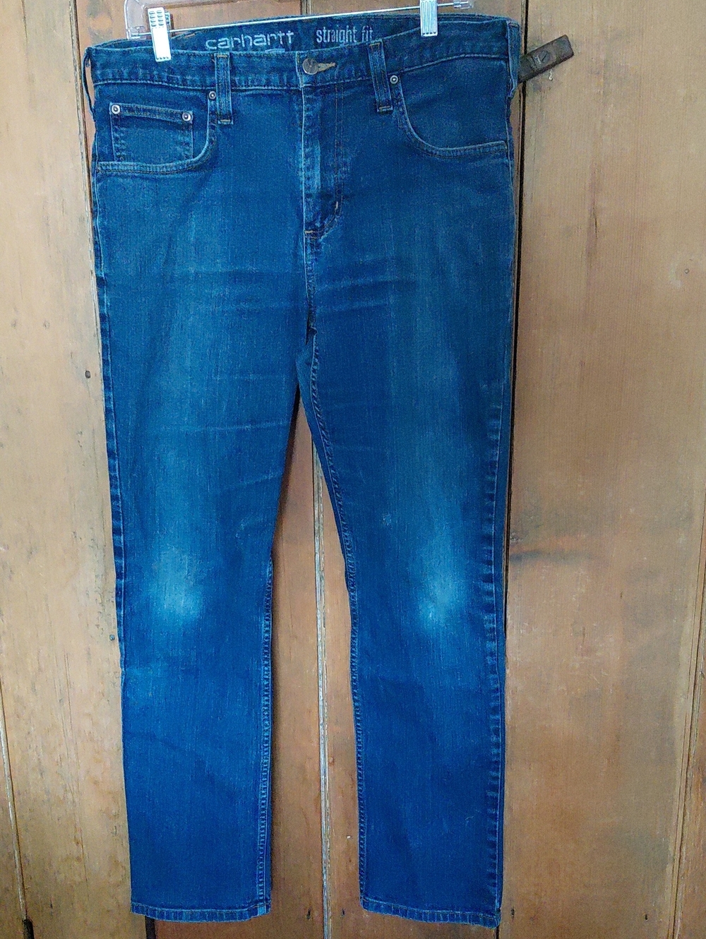 Carhartt Men's Straight Jeans in Blue Denim 34/30